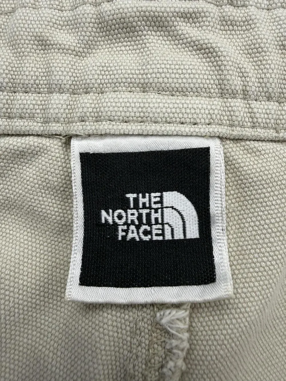 The North Face Pants Mens 36 Beige Cargo Relaxed Fit Canvas Outdoor Workwear